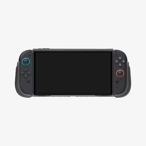 Front view of Nintendo Switch 2 with Spigen Ultra Hybrid grips