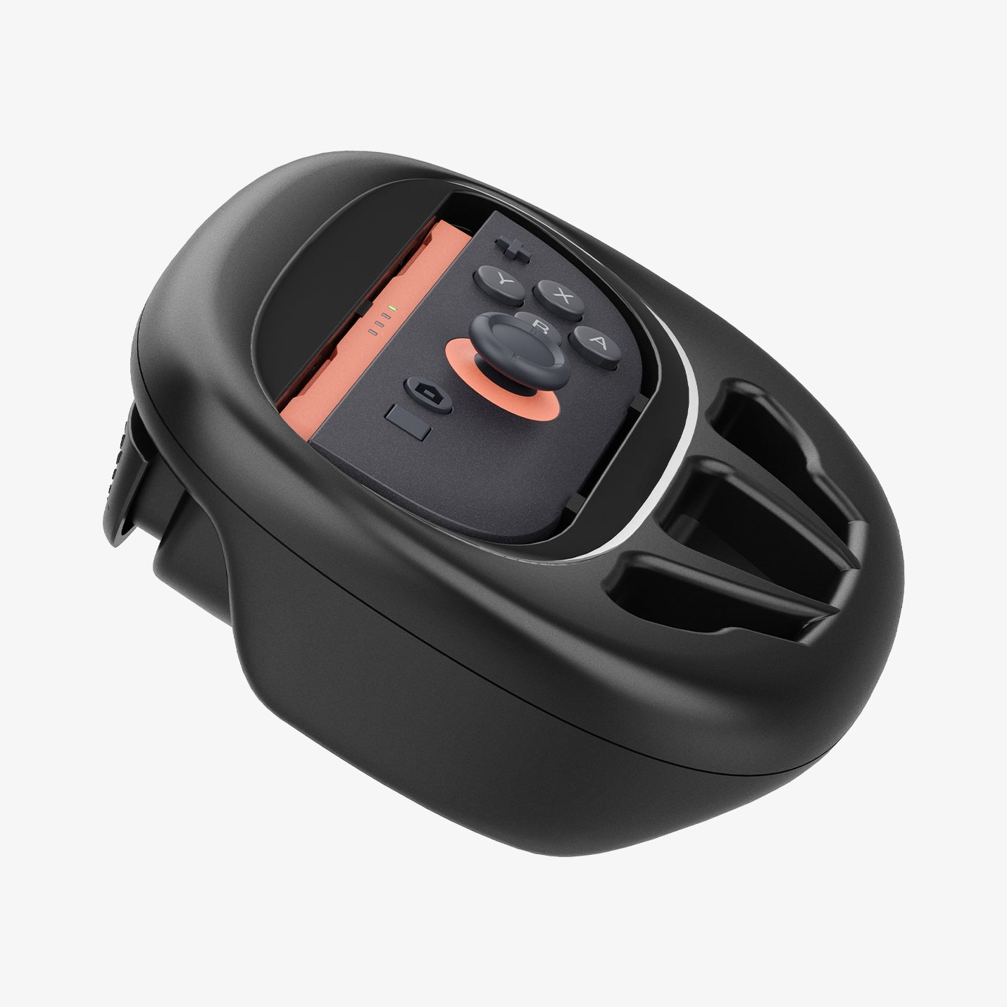 Joy-Con 2 seated in Spigen NS101 Steering Wheel