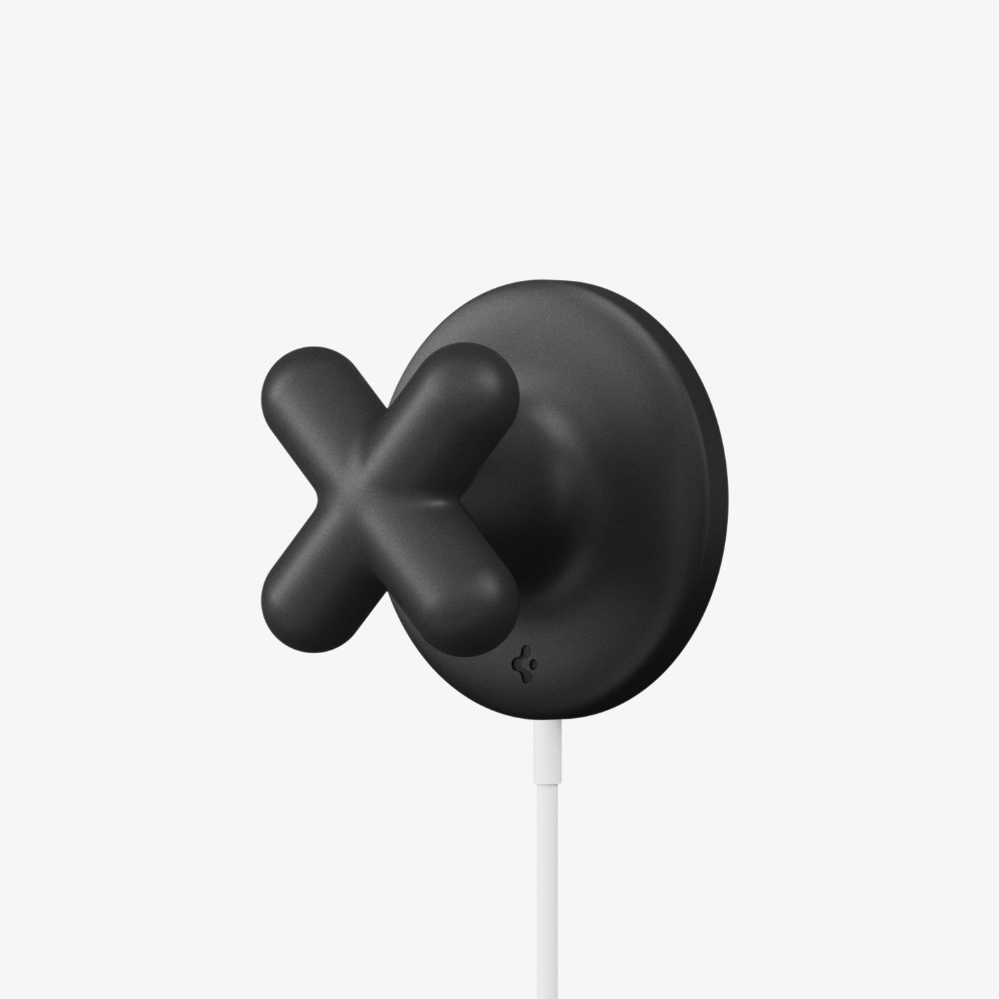 AMP10137 - O-Mag Charging Grip (MagFit) | OM107 in Black showing back with cable