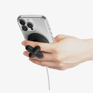 AMP10137 - O-Mag Charging Grip (MagFit) | OM107 in Black showing grip with the hand