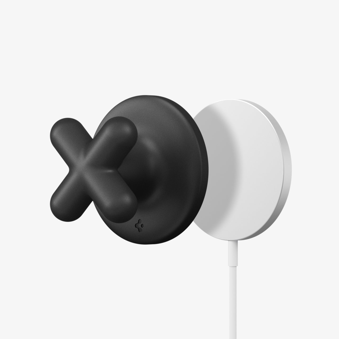 AMP10137 - O-Mag Charging Grip (MagFit) | OM107 in Black showing grip with charging pad