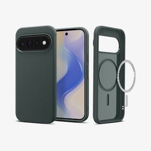 Spigen Liquid Air MagFit Case for Pixel 11 Pro - Abyss Green - image 2