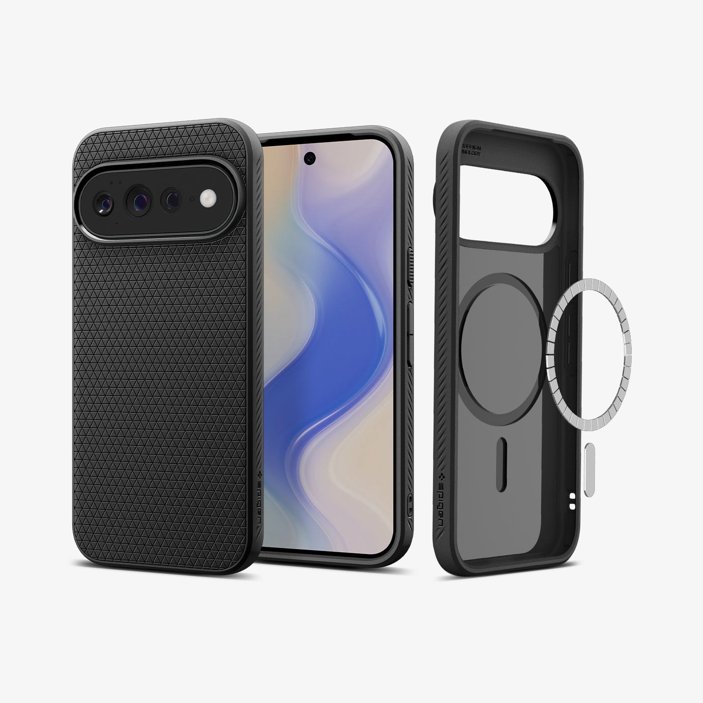 Spigen Liquid Air MagFit Case for Pixel 11 Pro XL - Matte Black - image 2