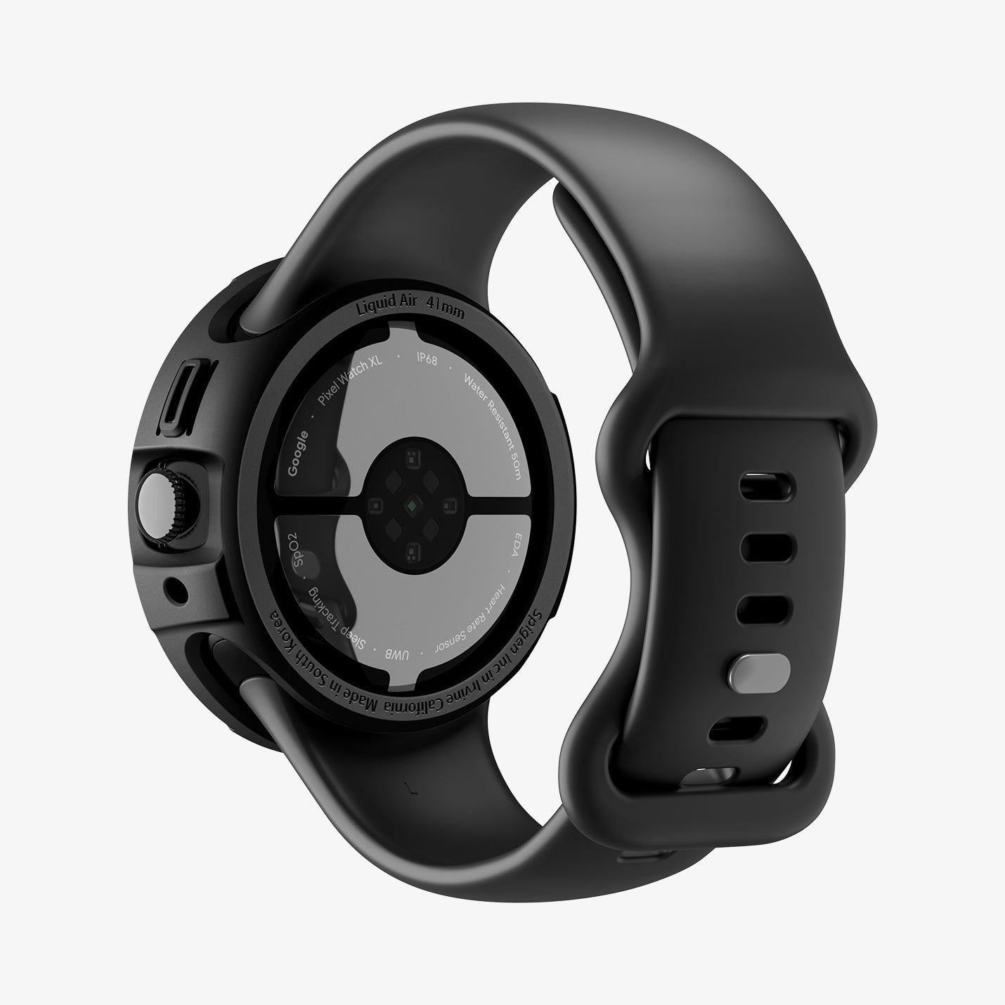 Spigen Google Pixel Watch 5 (41mm) Case + Stand – Liquid Air - Matte Black - official image 4