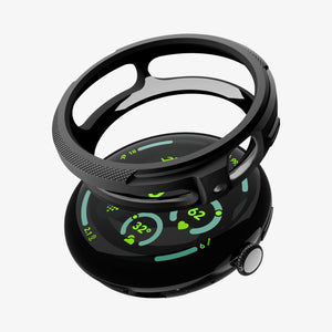 Spigen Google Pixel Watch 5 (45mm) Case + Stand – Liquid Air - Matte Black - official image 3