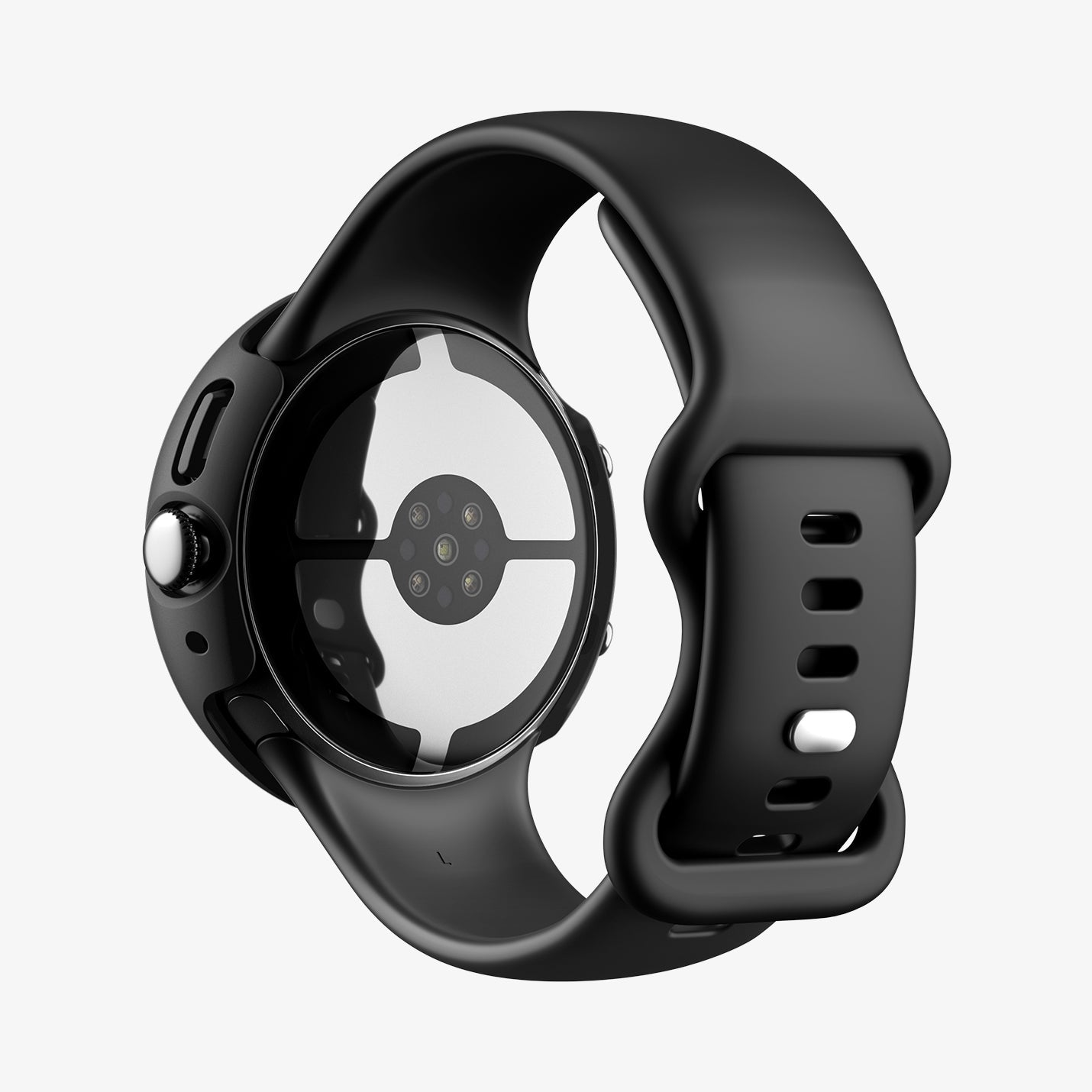 Spigen Google Pixel Watch 5 (45mm) Case + Screen Protector – Thin Fit 360 - Black - image 6
