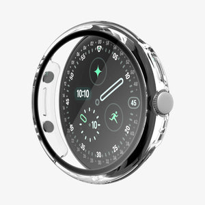 Spigen Google Pixel Watch 5 (45mm) Case + Screen Protector – Thin Fit 360 - Crystal Clear - image 3