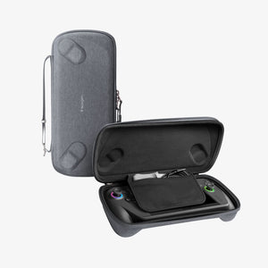 Exterior and interior of Spigen Klasden ROG Xbox Ally pouch