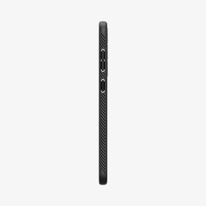 ACS05614 - Galaxy S23 Ultra Case Liquid Air in matte black showing the back