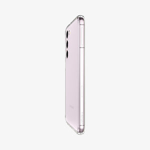 ACS05714 - Galaxy S23 Case Ultra Hybrid in crystal clear showing the side and partial back