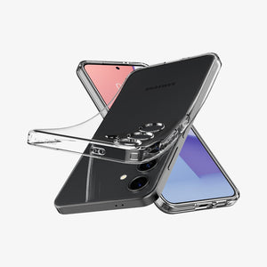 ACS07283 - Galaxy S24 Ultra Case Liquid Crystal in Crystal Clear showing the back