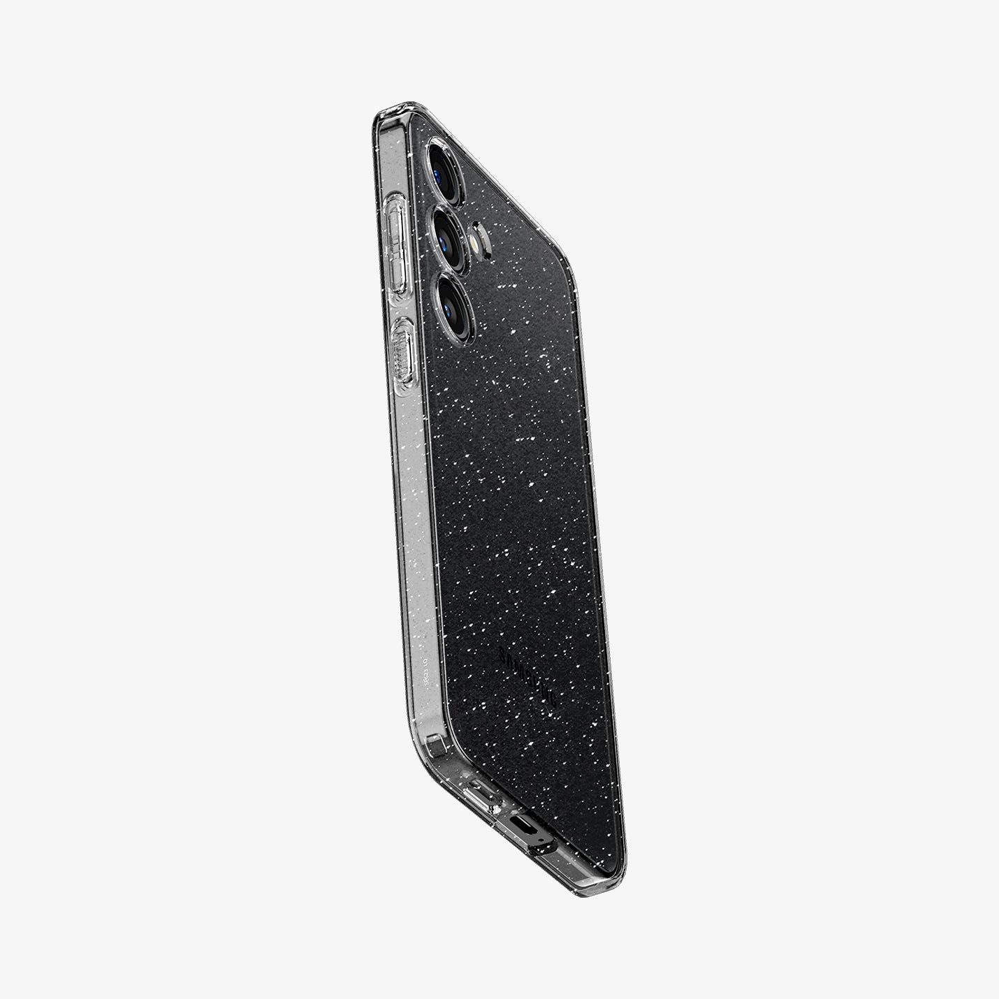 ACS07285 - Galaxy S24 Ultra Case Liquid Crystal Glitter in Crystal Quartz showing the back