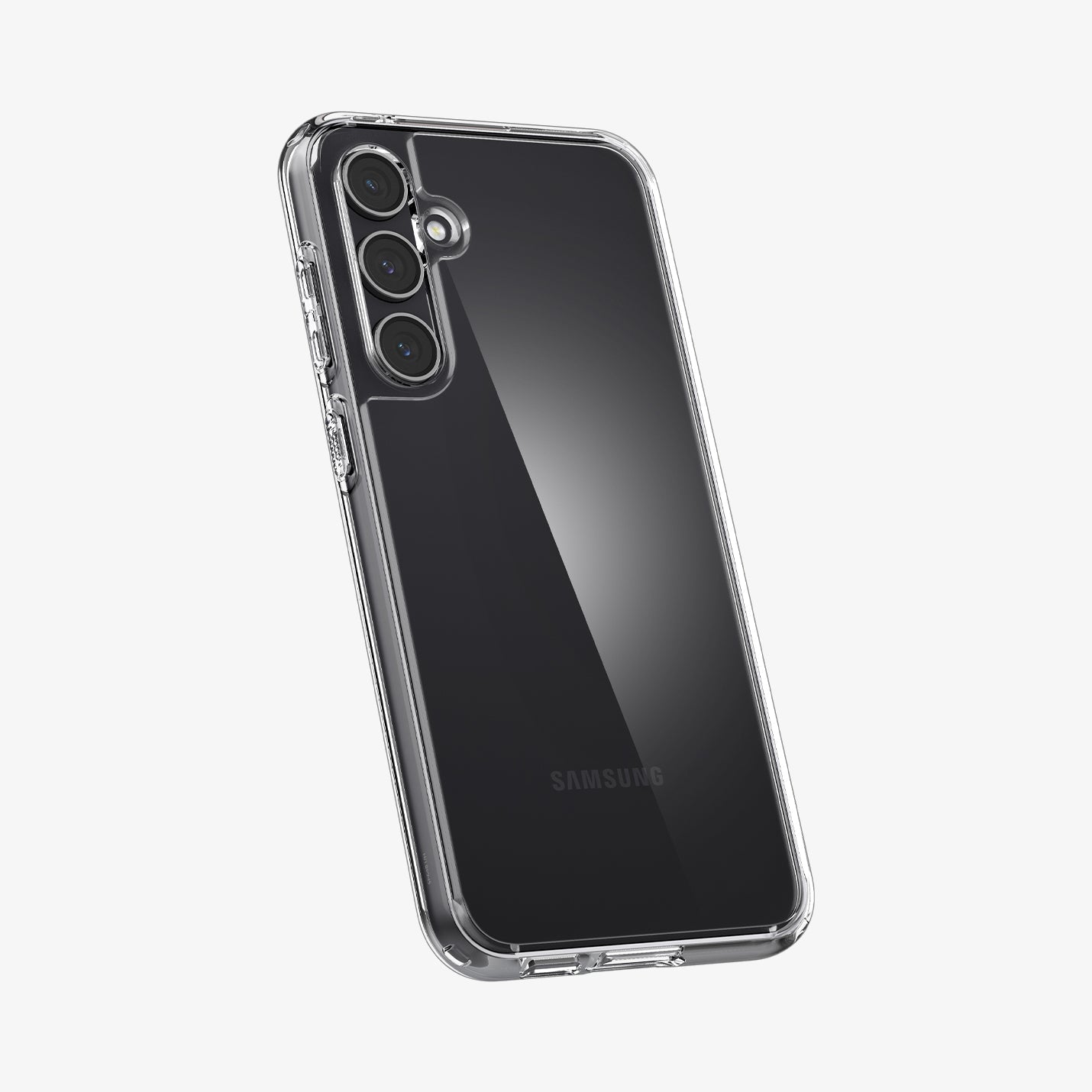 ACS05617 - Galaxy S23 Ultra Case Ultra Hybrid in crystal clear showing the back