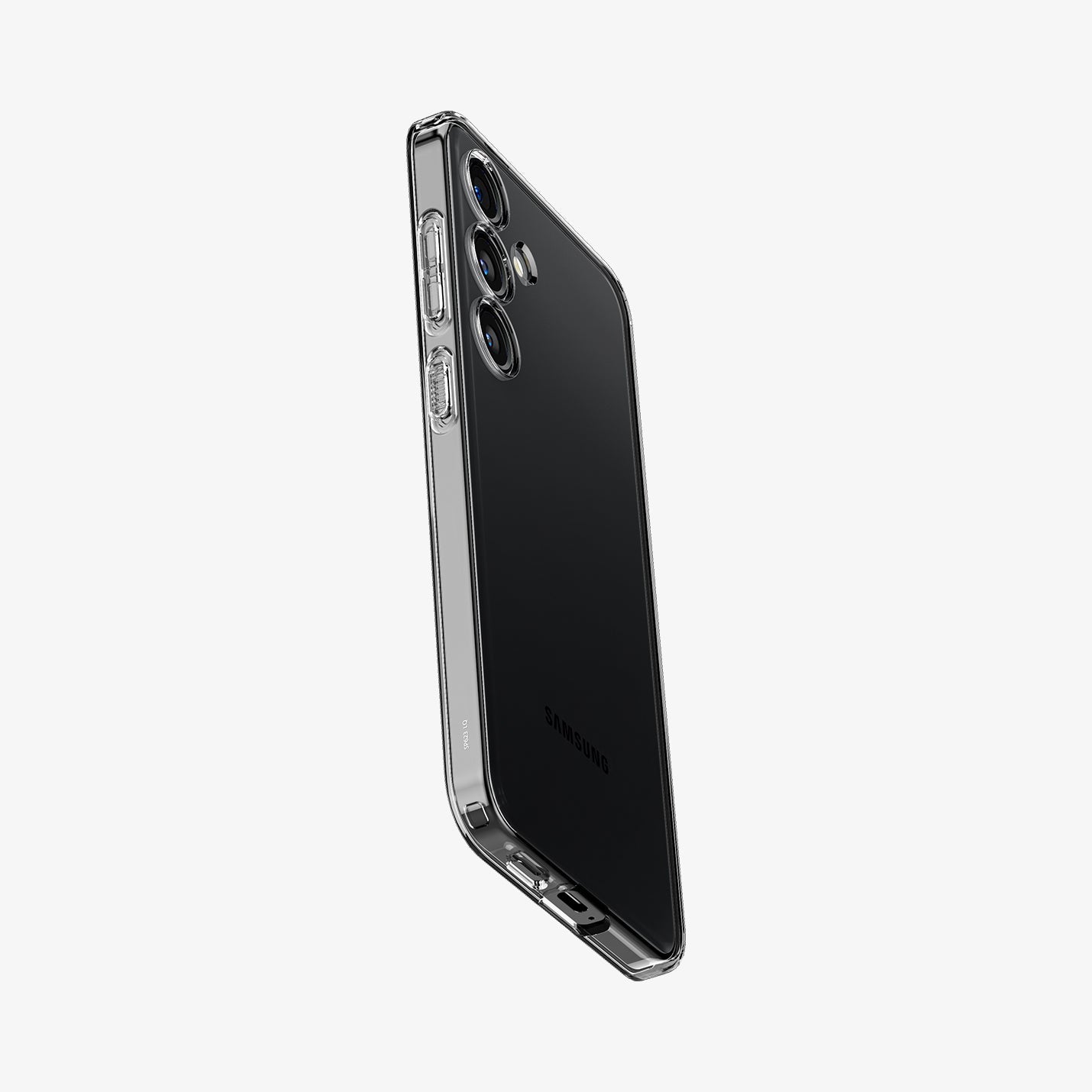 ACS07283 - Galaxy S24 Ultra Case Liquid Crystal in Crystal Clear showing the back