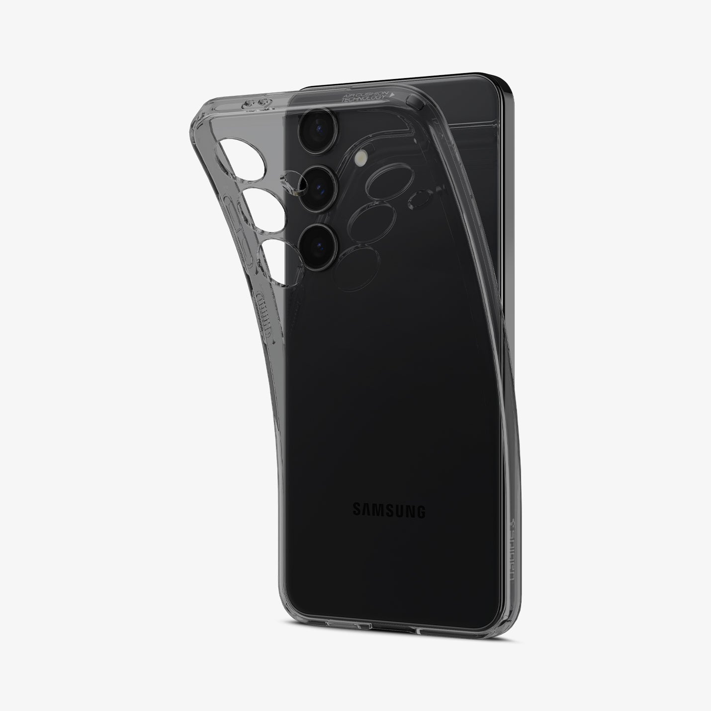ACS07283 - Galaxy S24 Ultra Case Liquid Crystal in Crystal Clear showing the back