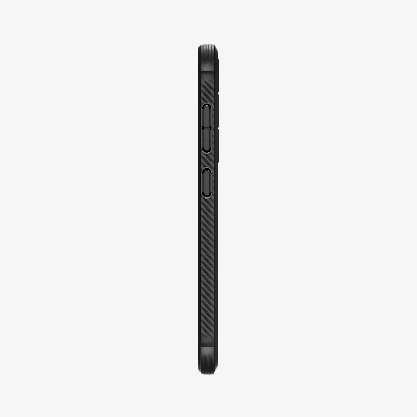 ACS07286 - Galaxy S24 Ultra Case Rugged Armor in Matte Black showing the back