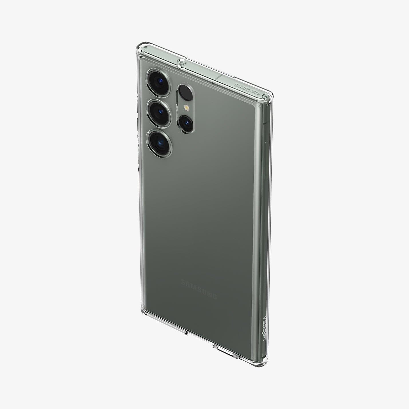 ACS05617 - Galaxy S23 Ultra Case Ultra Hybrid in crystal clear showing the back
