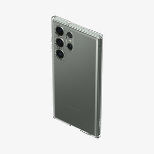 ACS05617 - Galaxy S23 Ultra Case Ultra Hybrid in crystal clear showing the back