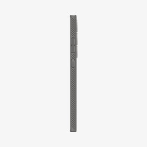 ACS07287 - Galaxy S24 Ultra Case Liquid Air in Matte Black showing the back