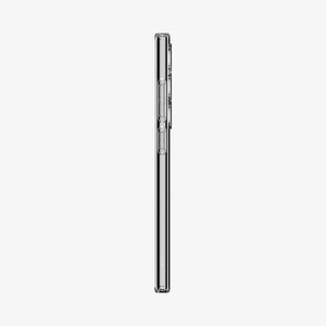 ACS07283 - Galaxy S24 Ultra Case Liquid Crystal in Crystal Clear showing the side with side buttons