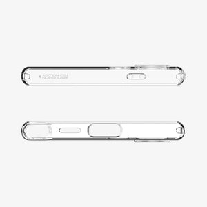 ACS07283 - Galaxy S24 Ultra Case Liquid Crystal in Crystal Clear showing the back
