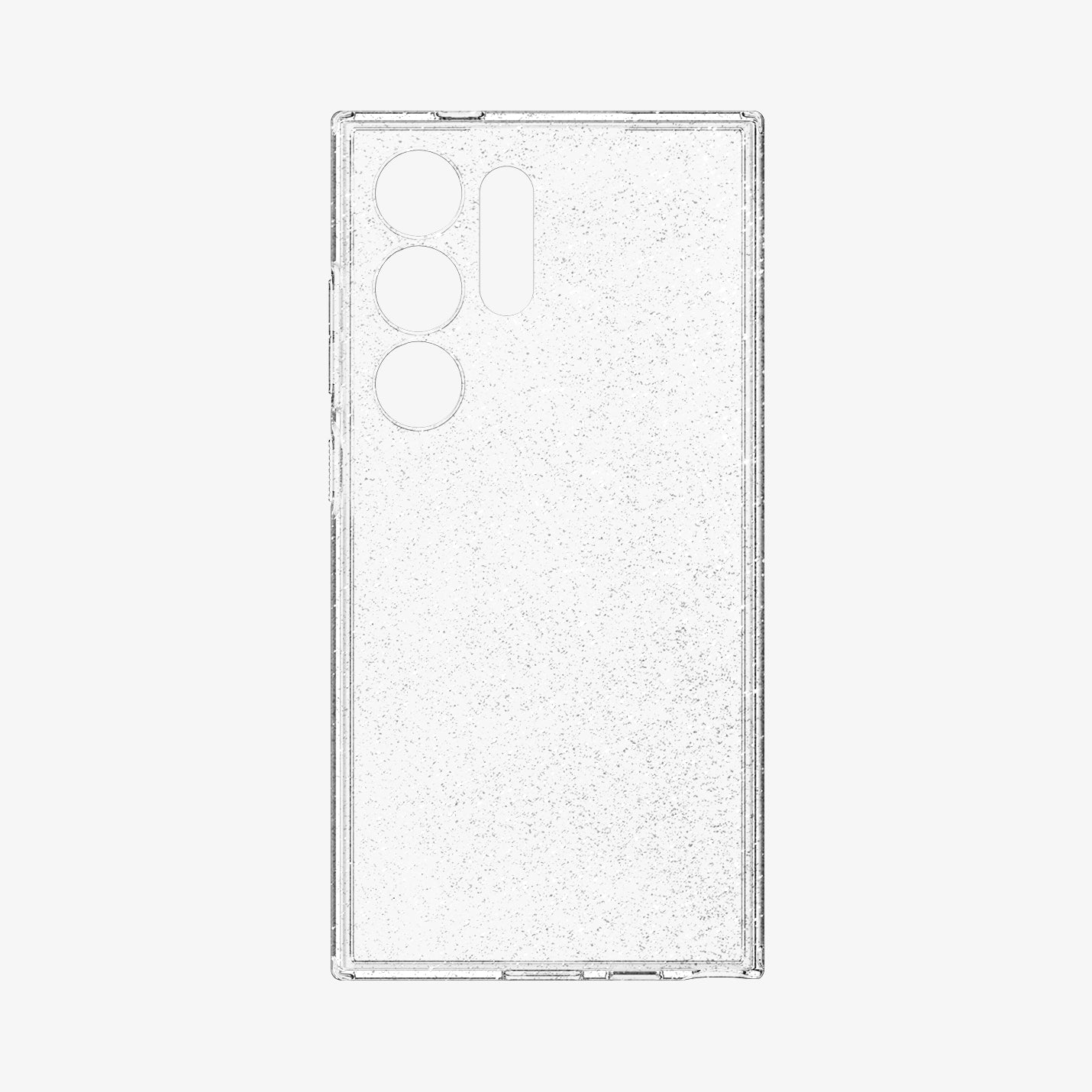 ACS07285 - Galaxy S24 Ultra Case Liquid Crystal Glitter in Crystal Quartz showing the back