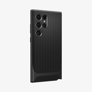 ACS07304 - Galaxy S24 Ultra Case Neo Hybrid in Black showing the back