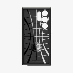 ACS07304 - Galaxy S24 Ultra Case Neo Hybrid in Black showing the back