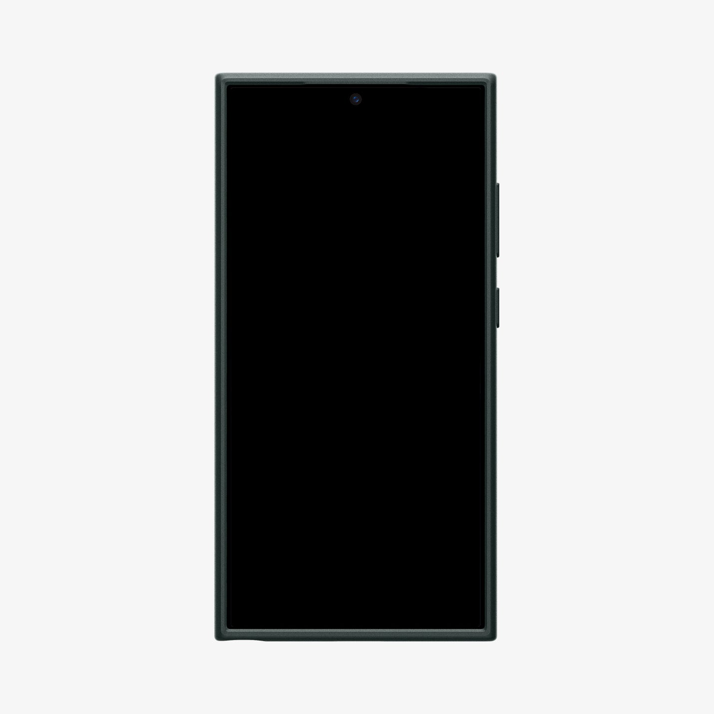 ACS07281 - Galaxy S24 Ultra Case Thin Fit in Black showing the back