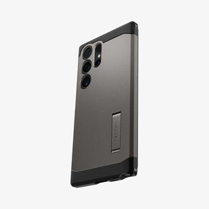 ACS07300 - Galaxy S24 Ultra Case Tough Armor in Black showing the back
