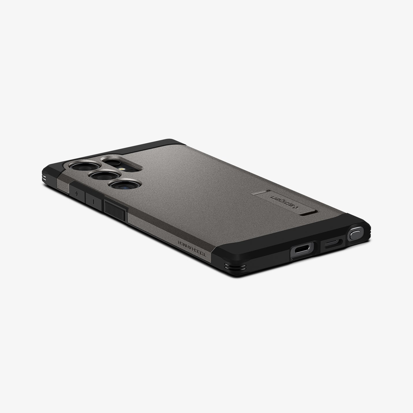 ACS07300 - Galaxy S24 Ultra Case Tough Armor in Black showing the back