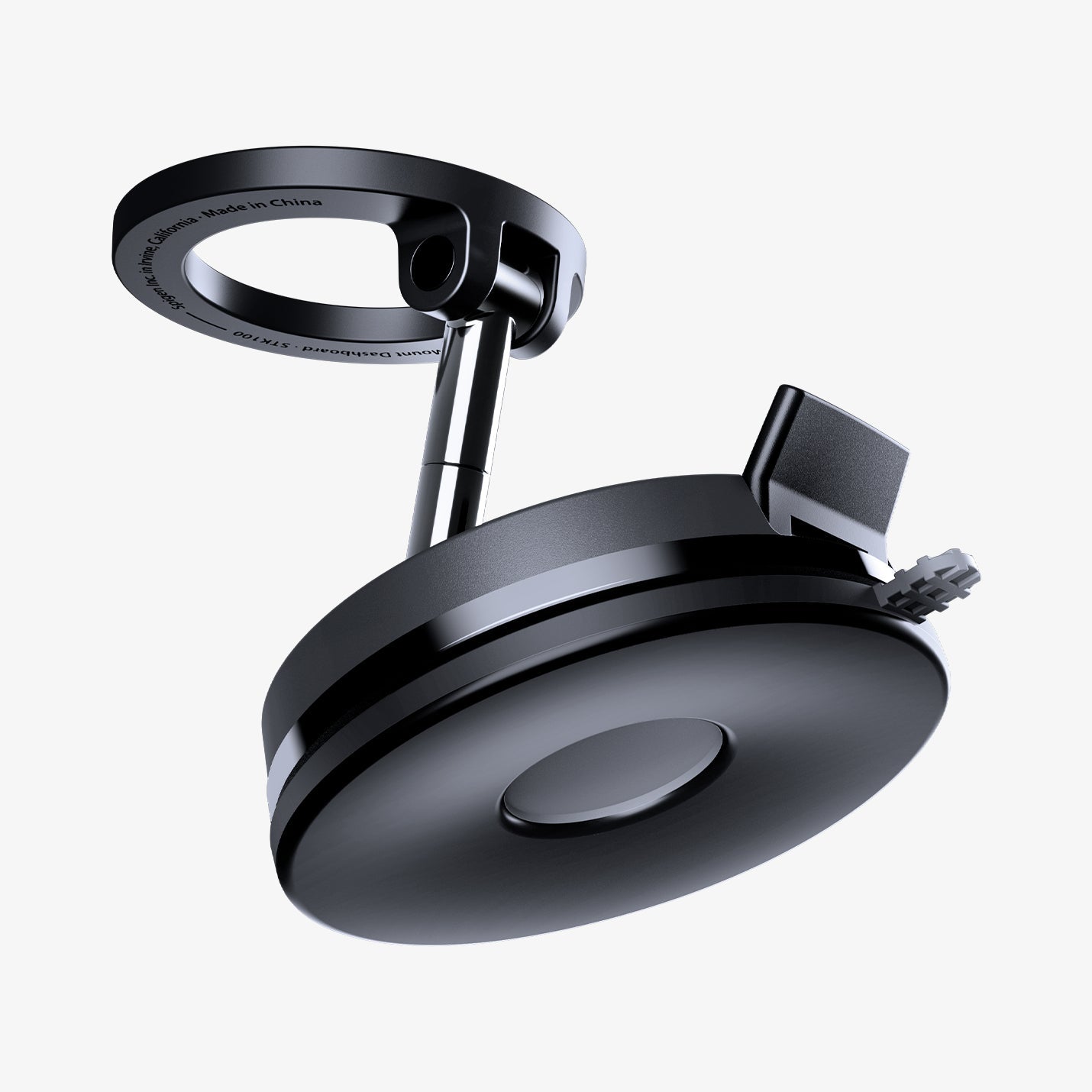 Vacuum-lock base of Spigen STIK STK100 dashboard mount