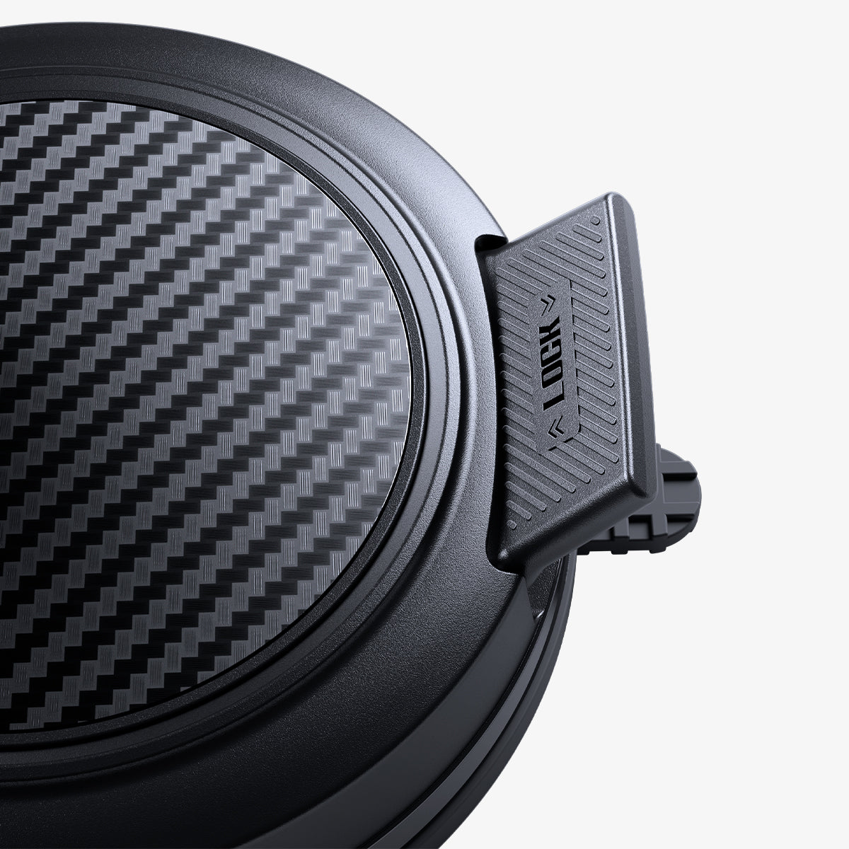 Spigen STIK STK100 mount adjusted for phone viewing