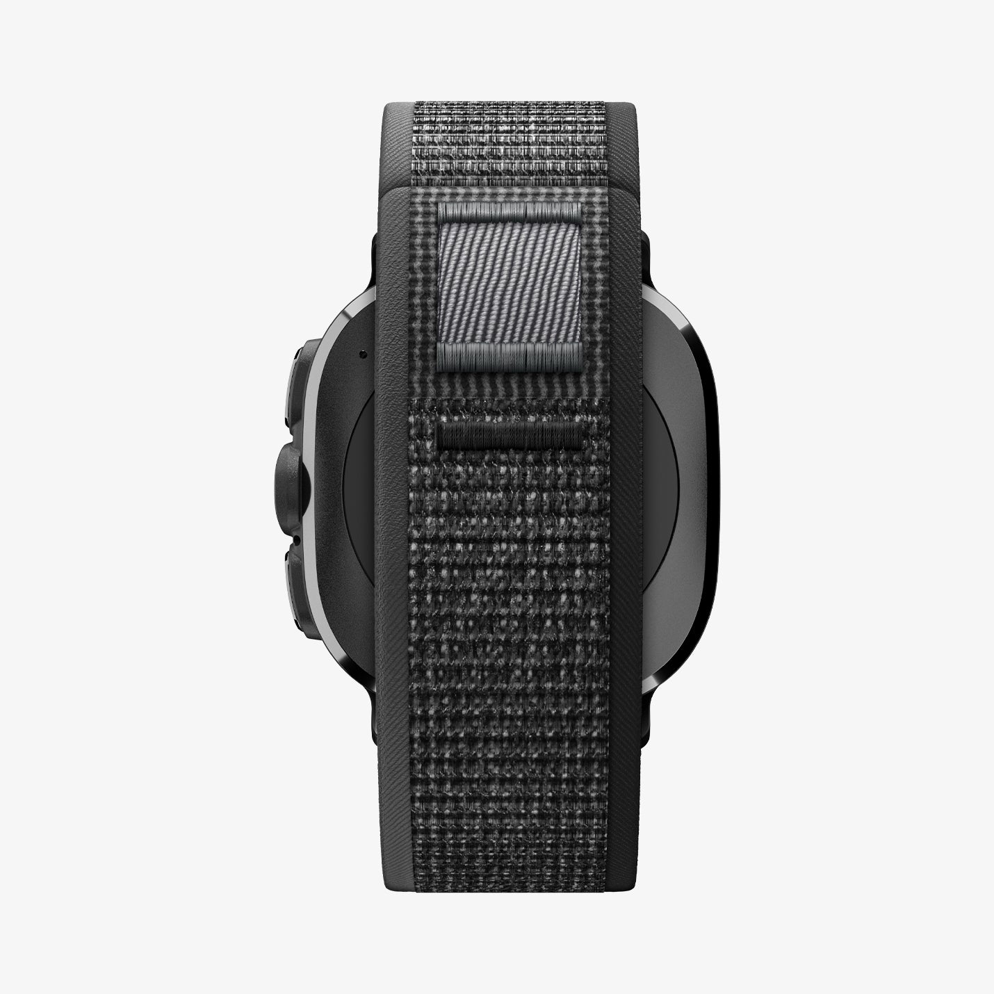 Spigen Galaxy Watch Ultra 2 & Ultra 47mm Band - Athlex Air - Active Black Gray - white background detail image 3