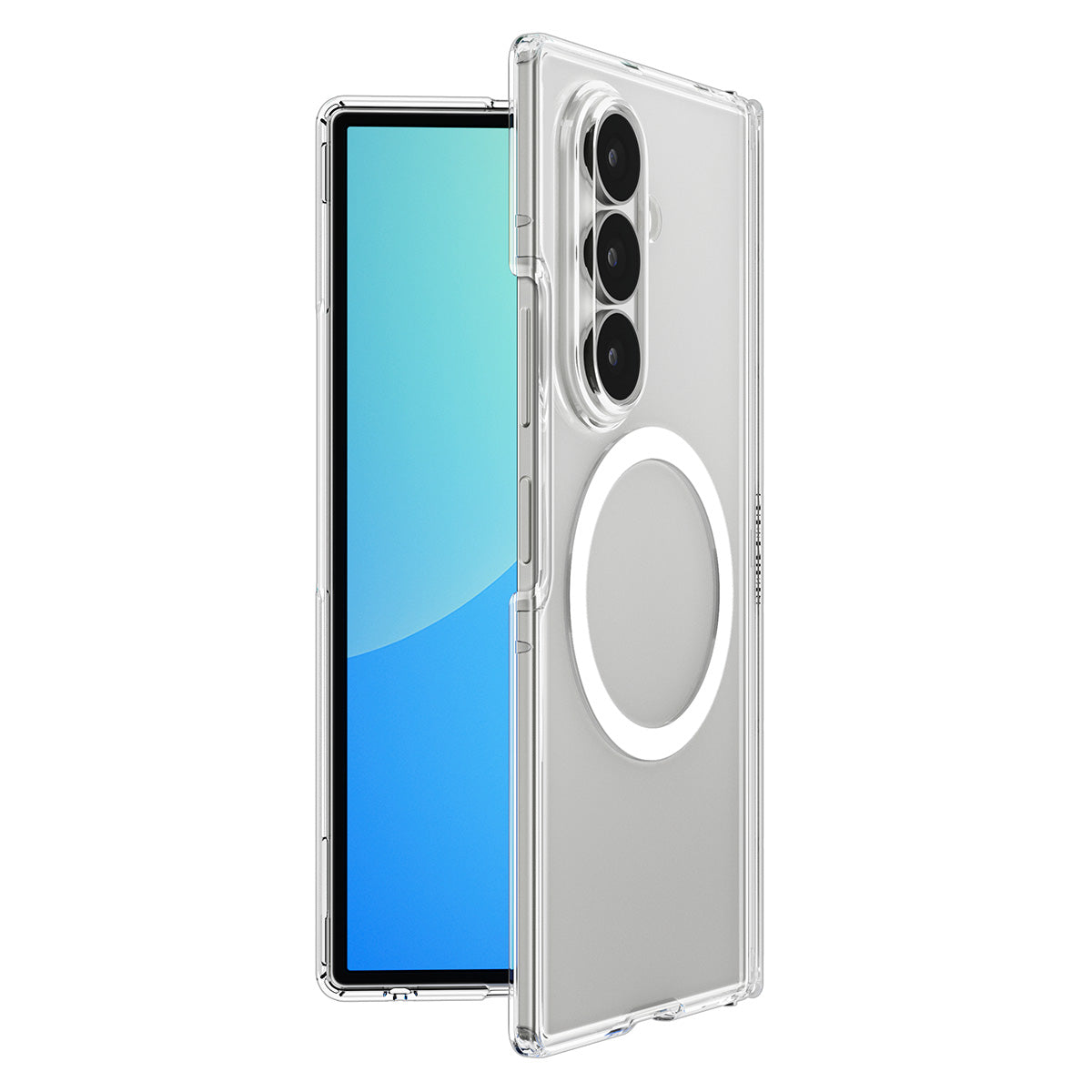 Spigen Galaxy Z Fold 8 Ultra Case Ultra Hybrid Pro MagFit - Clear White - image 2