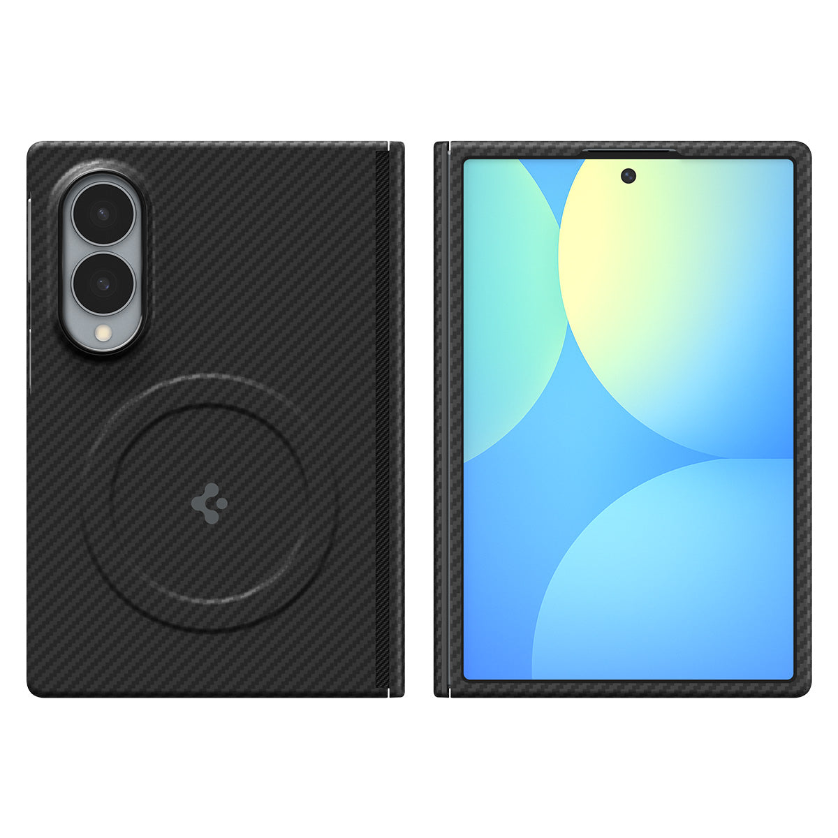 Spigen Galaxy Z Fold 8 Case Air Skin Aramid MagFit - Black - image 3