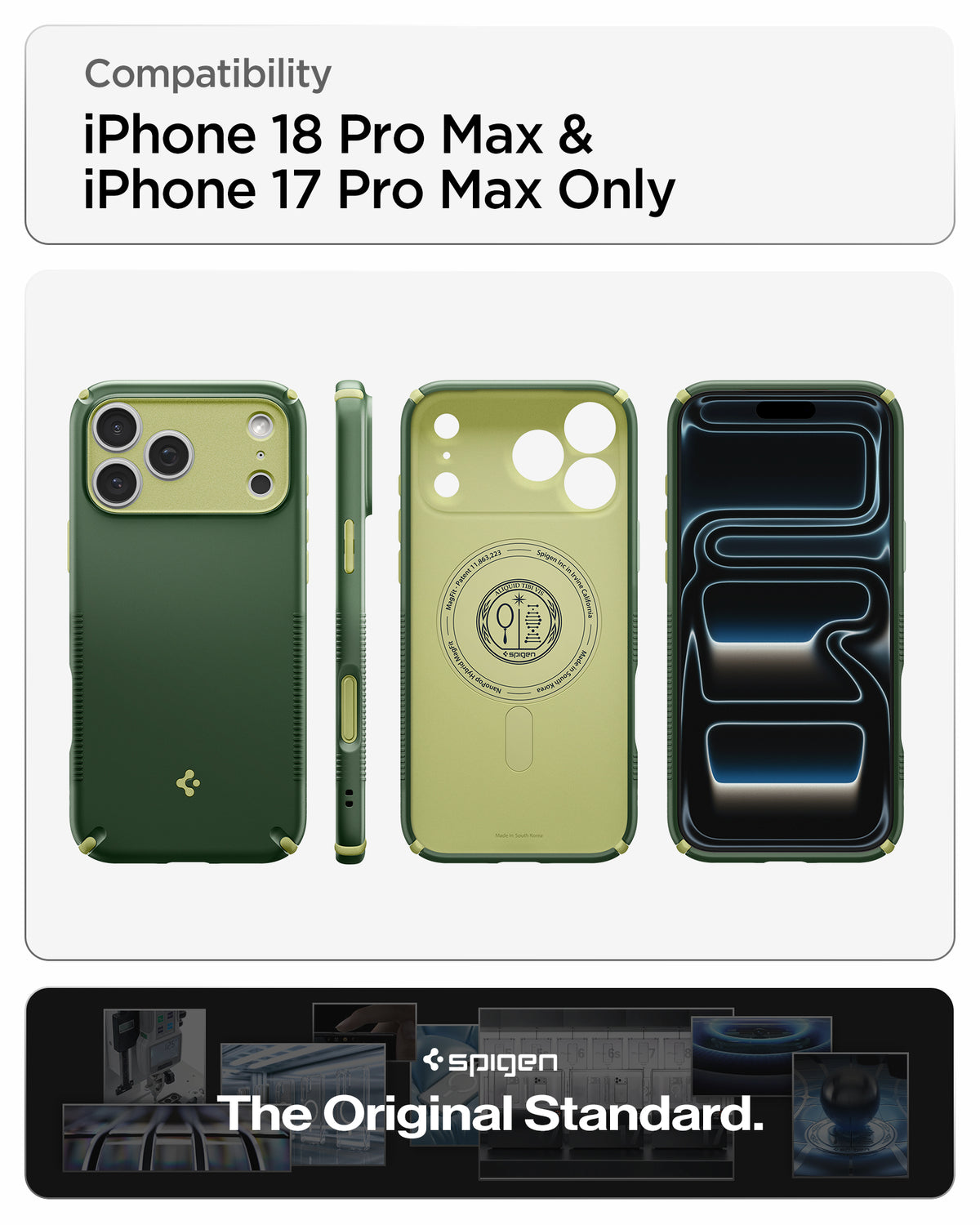 Spigen iPhone 18 Pro Max Nano Pop Hybrid (MagFit) - Avo Green - feature illustration 38