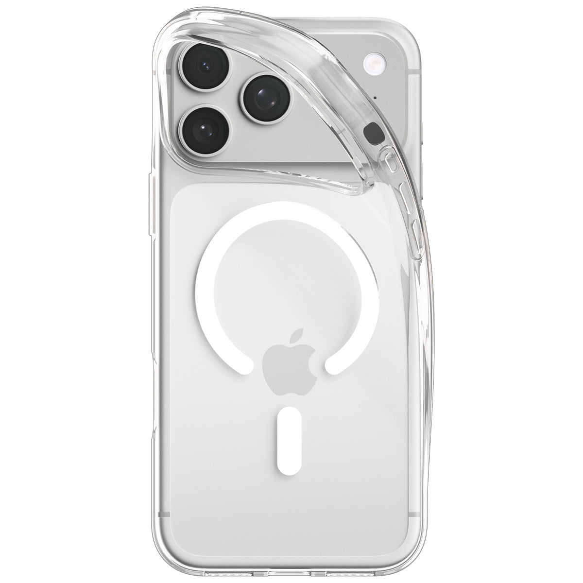 Spigen iPhone 18 Pro Max Liquid Crystal MagFit - Clear White - case detail 8