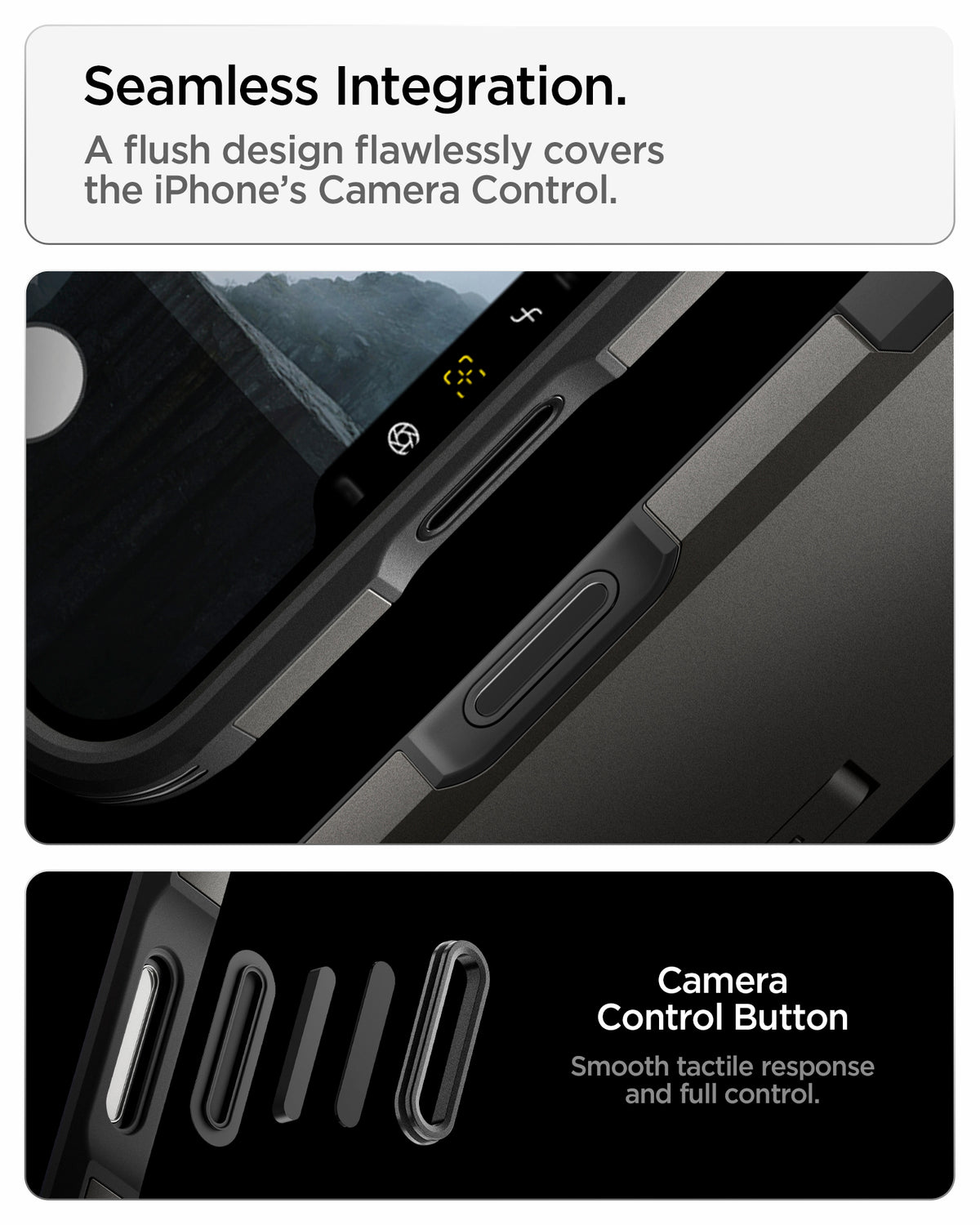 Spigen iPhone 18 Pro Max Tough Armor T (MagFit) - Gunmetal - feature illustration 43
