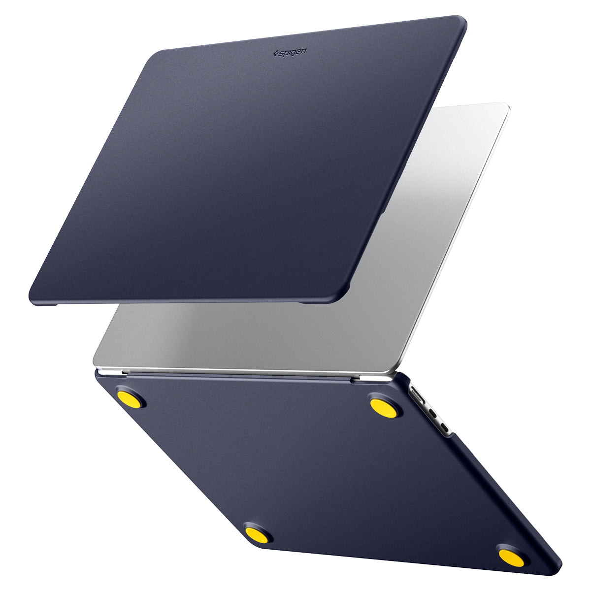 Spigen MacBook Air 15-inch M5/M4/M3/M2 Case – Nano Pop – Blueberry Navy – title image 1