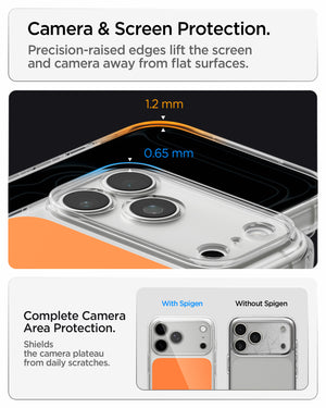 Spigen iPhone 18 Pro Ultra Hybrid T (MagFit) - Glossy Orange - feature illustration 50