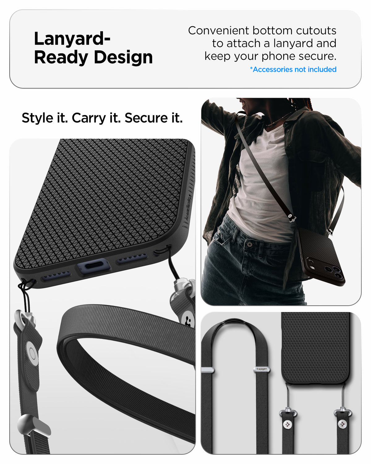 Spigen iPhone 18 Pro Max Liquid Air - Matte Black - feature illustration 46