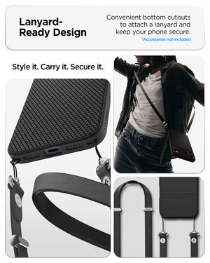 Spigen iPhone 18 Pro Max Liquid Air - Matte Black - feature illustration 46
