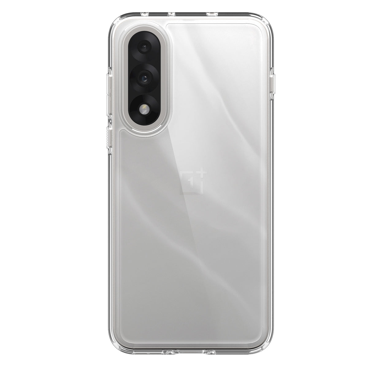 Back view of the OnePlus Nord 5 5G in the Crystal Clear Ultra Hybrid case