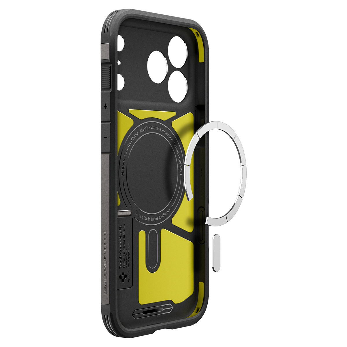 Spigen iPhone 18 Pro Max Tough Armor T (MagFit) - Gunmetal - case detail 26