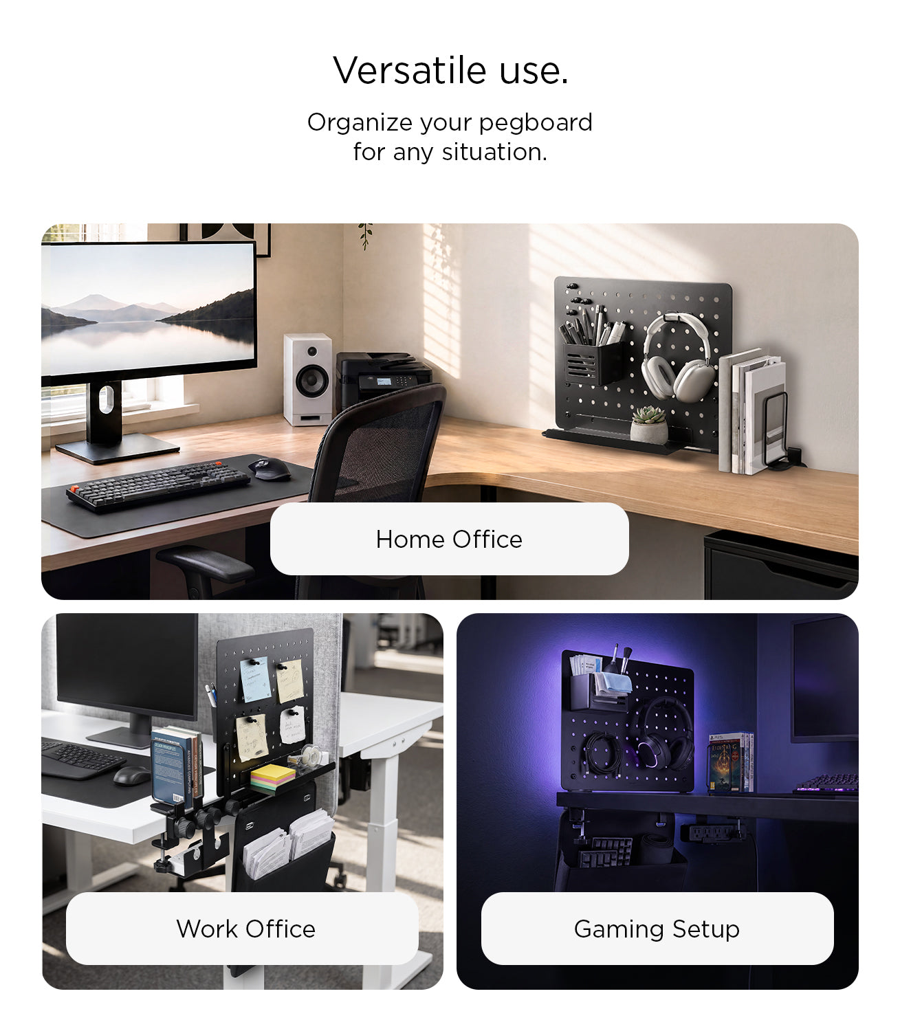 Home office, work office and gaming uses for the Spigen LD406 organizer