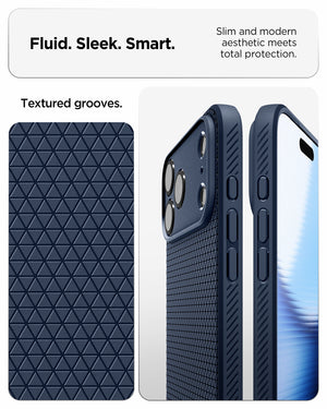 Spigen iPhone 18 Pro Liquid Air - Navy Blue - feature illustration 47