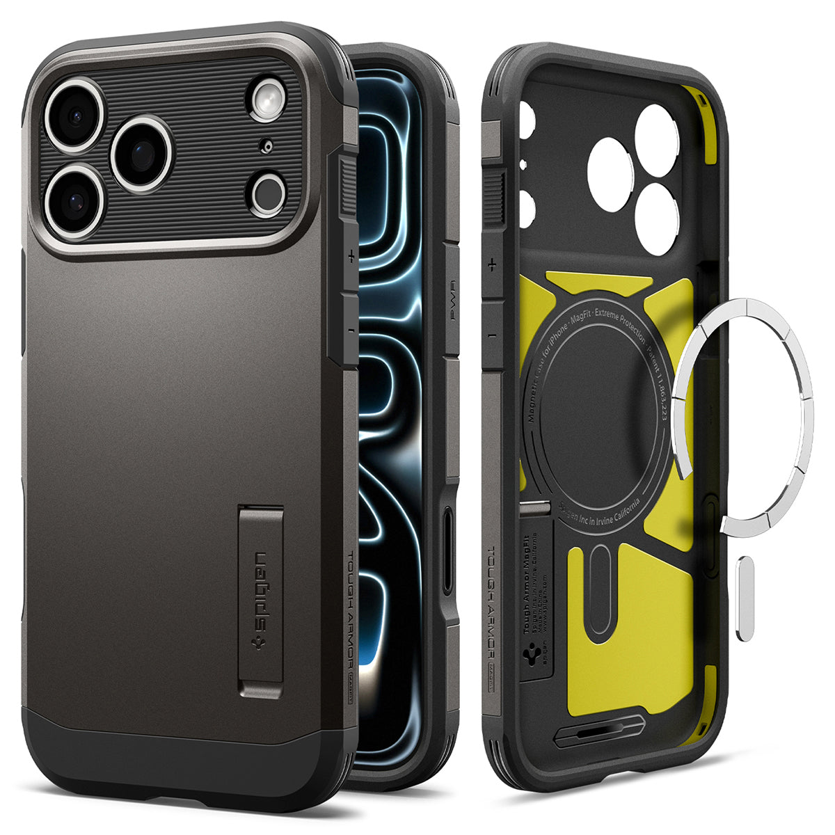 Spigen iPhone 18 Pro Max Tough Armor T (MagFit) - Gunmetal - product view 2