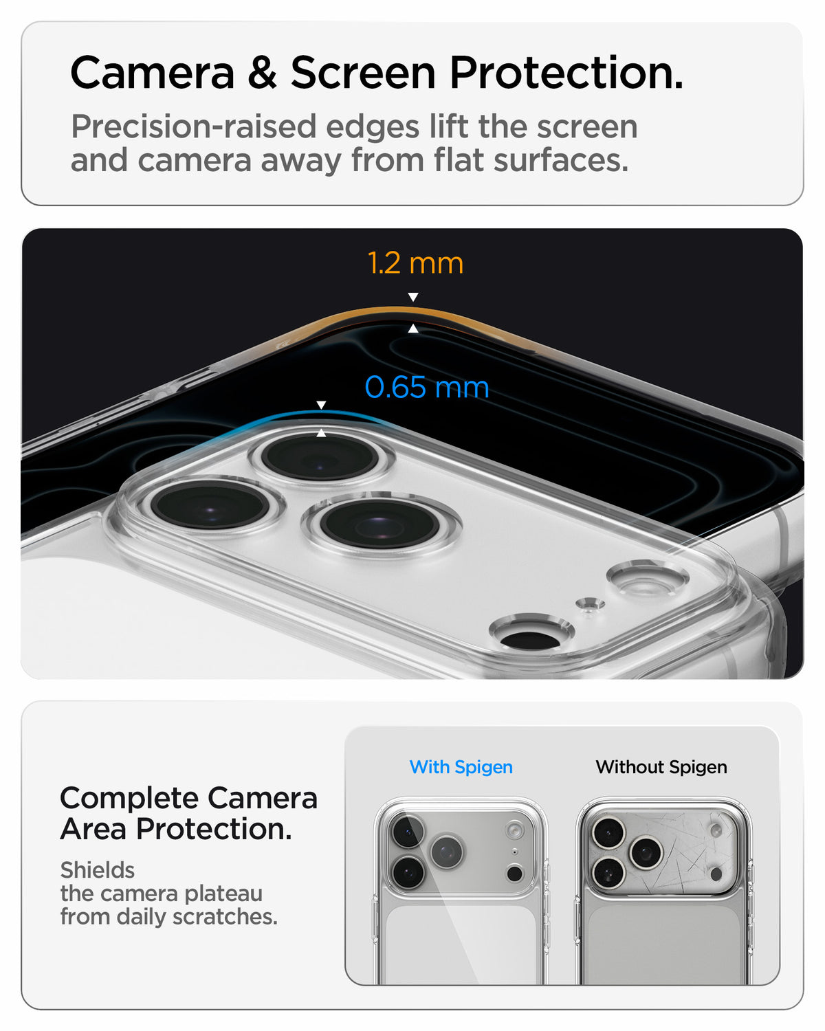 Spigen iPhone 18 Pro Max Ultra Hybrid - Crystal Clear - feature illustration 23