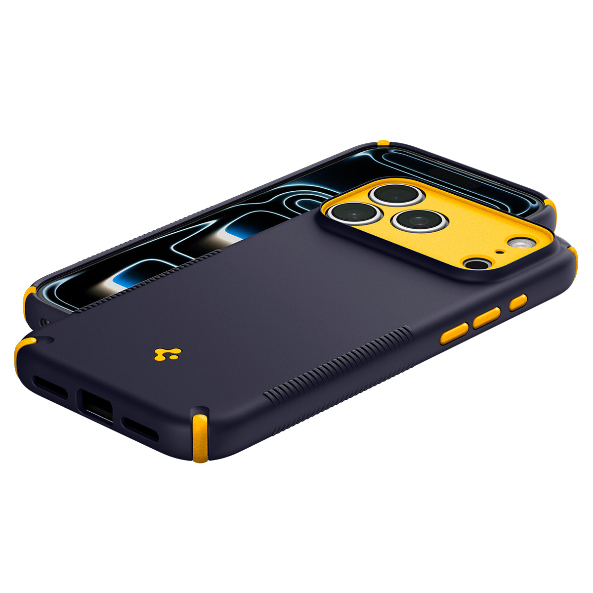 Spigen iPhone 18 Pro Nano Pop Hybrid (MagFit) - Blueberry Navy - case detail 22